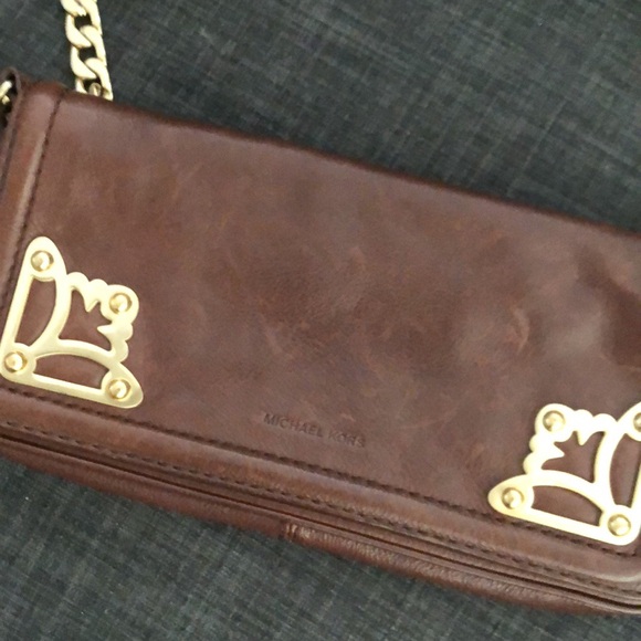 RARE MICHAEL KORS LEATHER SHOULDER BAG - Picture 5 of 5